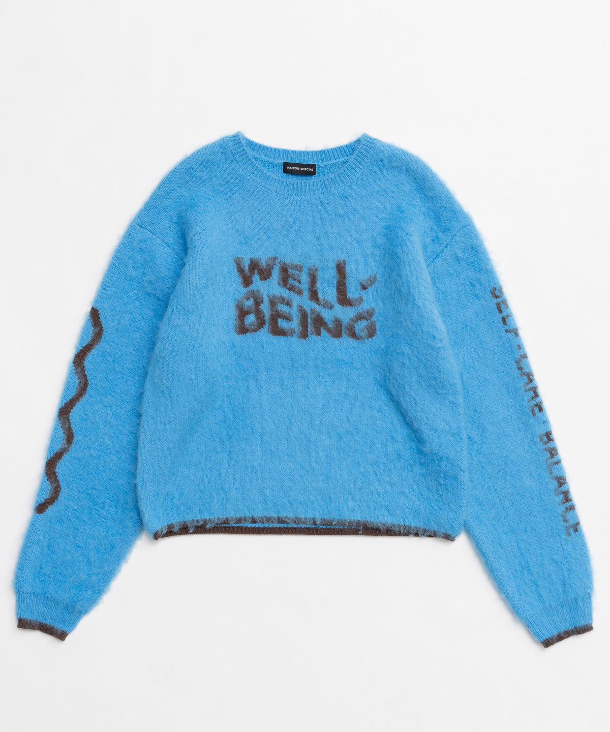 WELLBEING Logo Jacquard Knit Sweater