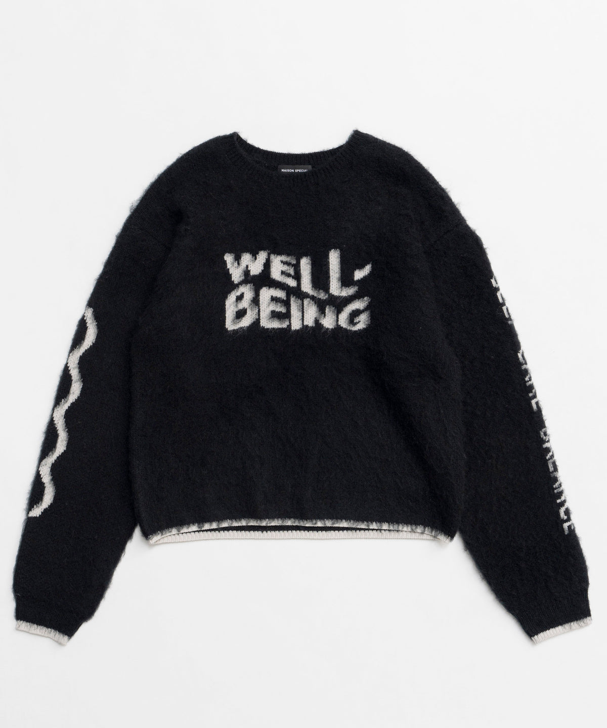 WELLBEING Logo Jacquard Knit Sweater