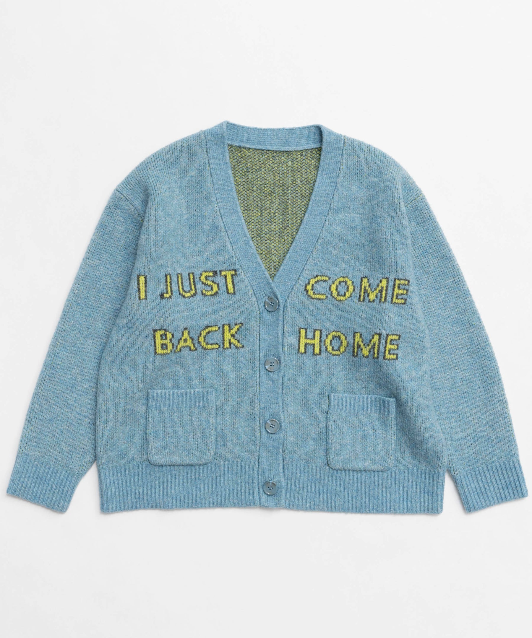 Logo Jacquard Knit Cardigan