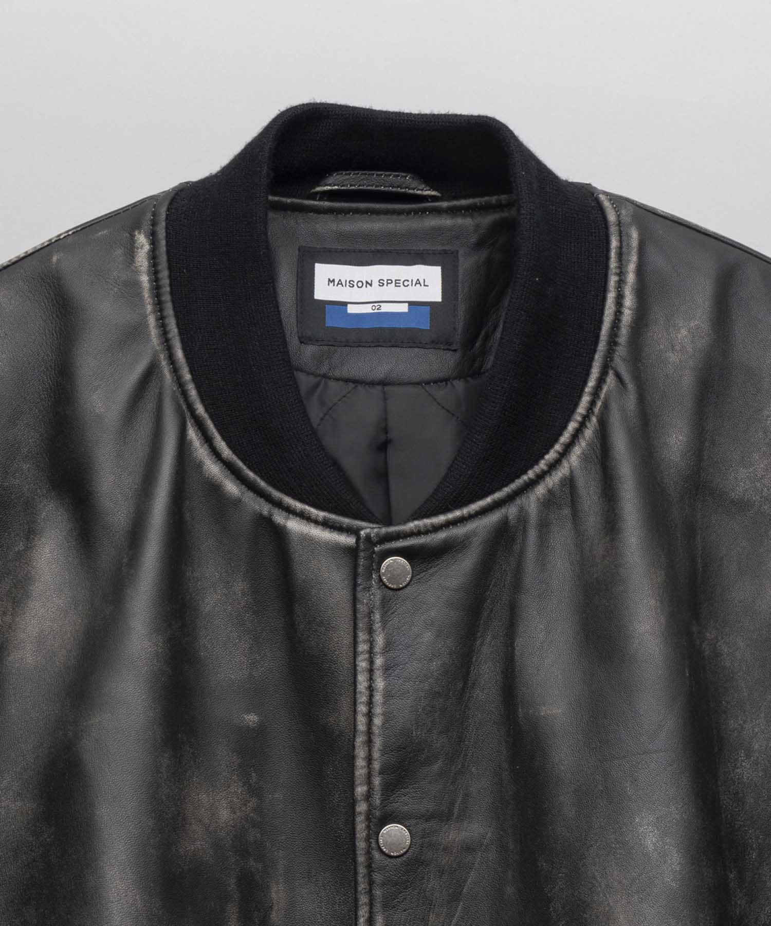 Sheep Leather Prime-Over Stadium Jacket