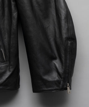 Sheep Leather Prime-Over Double Rider Jacket