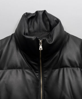 Prime-Over Leather Down Jacket