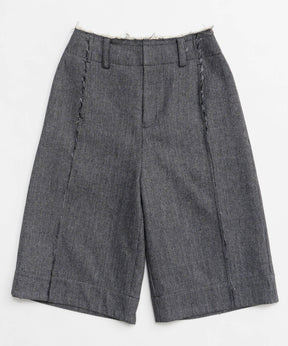 Wool Wide Shorts