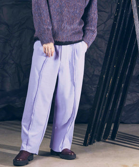 【SALE】Crush Sweat Prime-Wide Pin tuck Easy Pants