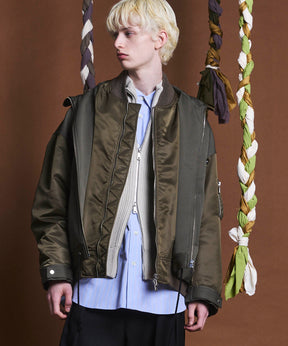 Prime-Over Docking Stand Collar Blouson