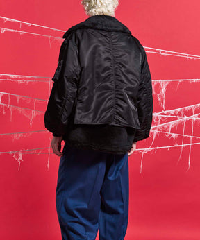 Prime-Over Layering B-3 Flight Jacket