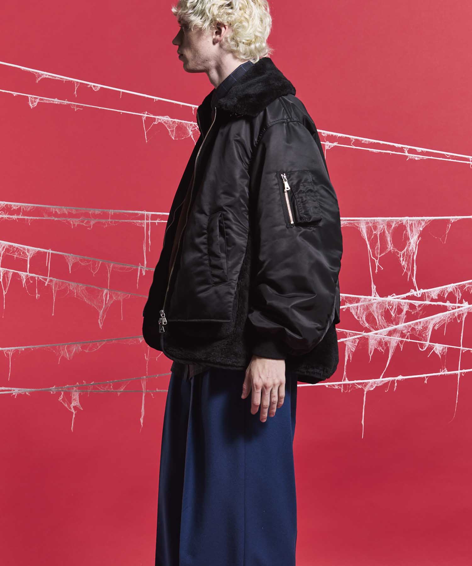 Prime-Over Layering B-3 Flight Jacket