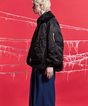 Prime-Over Layering B-3 Flight Jacket