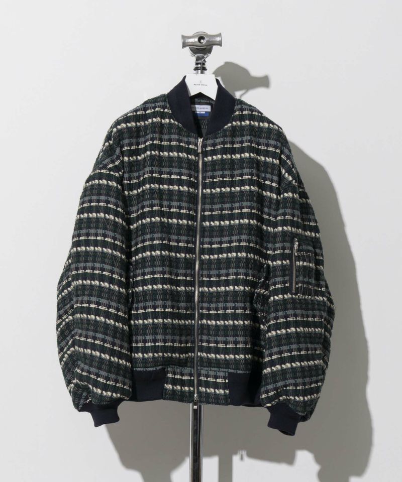 Tweed Prime-Over MA-1 Jacket