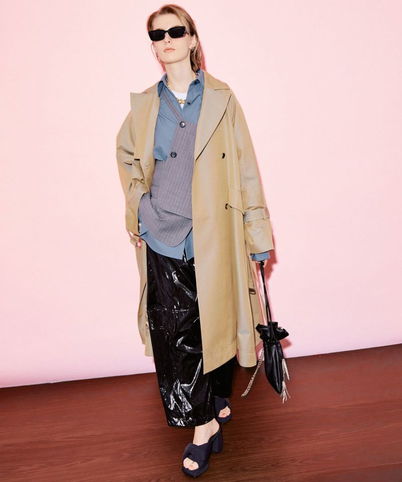 【SALE】Volume Sleeve Trench Coat